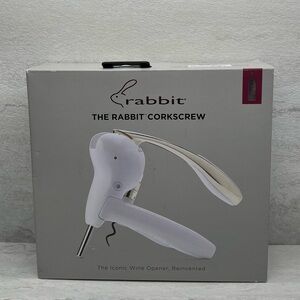 🪅 $15 Rabbit Corkscrew Wine Opener in White